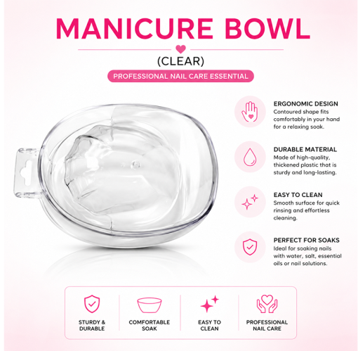 Manicure Bowl (Clear)