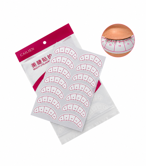 Marked Eyelash extension pads