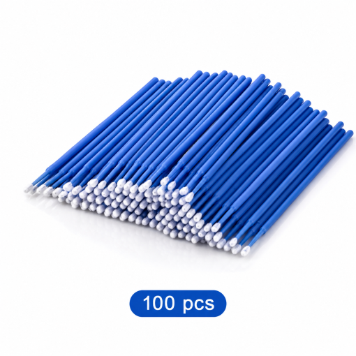 Micro brush Applicators, eyelash glue swab 100 pack